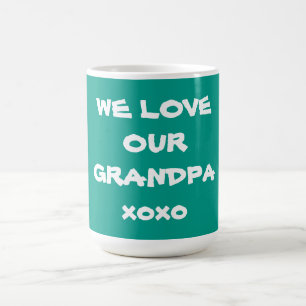 Mug Grand-père grand-père message mignon AMOUR NOTR