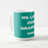 Mug Grand-père grand-père message mignon AMOUR NOTRE (Devant gauche)