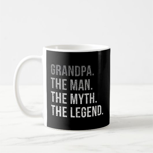 Mug Grand-Père Le Mythe La Légende (Gauche)