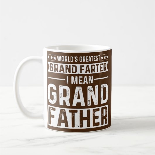 Mug Grand-père le plus grand du monde (Gauche)