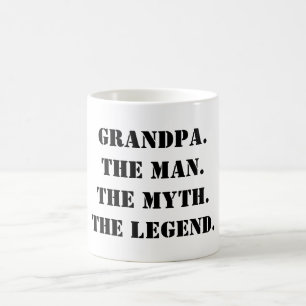 Mug Grand-Père L'Homme Le Mythe La Légende Texte Perso