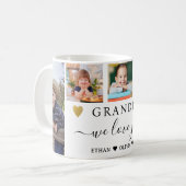 Mug Grand-Père Nous Vous Aimons Petits-Enfants 5 Photo (Devant gauche)