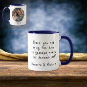 Mug Grand-père Petits-enfants Message photo Café