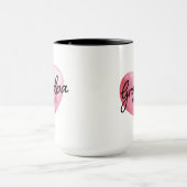 Mug Grand-père Révélation Date établie Coeur (Centre)