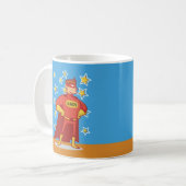 Mug Grand-père Superhero, Fête des grands-parents (Devant gauche)