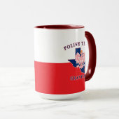Mug Grand-père texan polonais (Devant droit)
