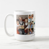 Mug Grand-père We Love You Photo Collage Typographie (Gauche)