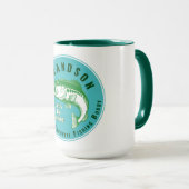 Mug Grand-père's Favori Fishing Buddy (Devant droit)