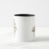 Mug Grand Piano and Music Notes (Centre)