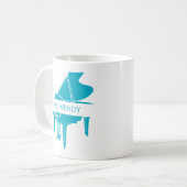 Mug Grand Piano personnalisé (Devant gauche)