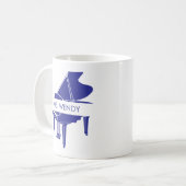 Mug Grand Piano personnalisé (Devant gauche)