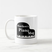 Mug Grand Piano Personnaliser Pianiste Piano Player (Gauche)