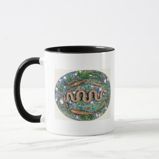 Mug Grand plat ovale moulé dans le soulagement (Gauche)