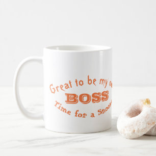 Mug Grand pour être mon propre temps de PATRON pour u