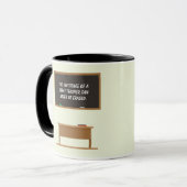 Mug Grand professeur Inspiration Citation Tableau de b (Devant gauche)