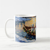 Mug Grand Pyrenees Noël Bateau Vacances (Gauche)