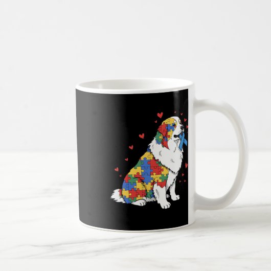 Mug Grand Pyrenees Puzzle Sensibilisation à l'autisme (Droite)