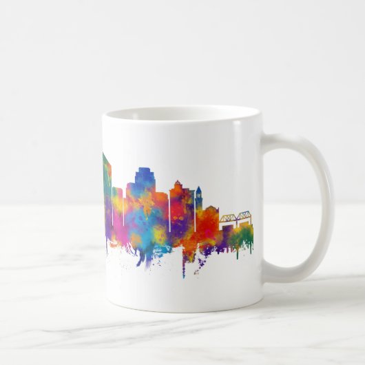 Mug Grand Rapids Michigan Skyline (Droite)