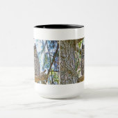 Mug Grand regarder de hibou à cornes (Centre)