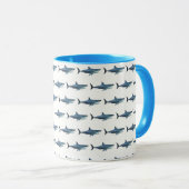 Mug Grand requin blanc (Devant droit)