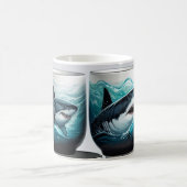 Mug grand requin blanc (Centre)