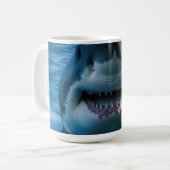 Mug Grand requin blanc (Devant gauche)