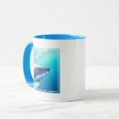 Mug Grand requin blanc | Afrique du Sud (Devant gauche)
