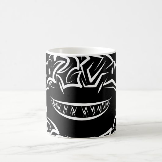 Mug Grand requin blanc de la tribu noire et blanche (Centre)