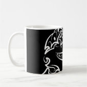 Mug Grand requin blanc de la tribu noire et blanche (Gauche)