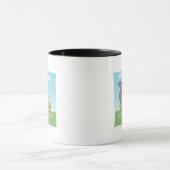 Mug Grand requin drôle de vin blanc (Centre)