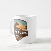 Mug Grand Sand Dunes National Park Badge de voyage (Devant gauche)