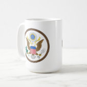 Mug Grand Sceau des États-Unis recto & verso (Devant gauche)