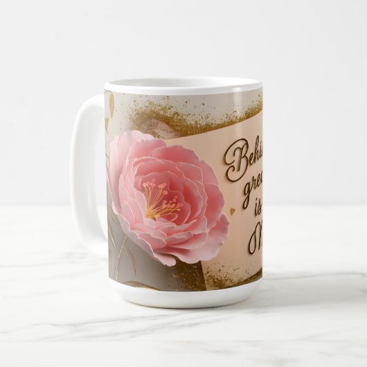 Mug Grand script mère (Devant gauche)