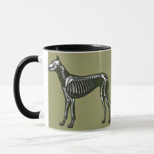 Mug Grand squelette Dane (Gauche)