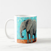 Mug Grand tableau d'éléphant bébé (Gauche)