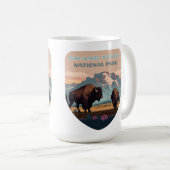 Mug Grand Teton National Park Jackson Wyoming Mountain (Devant droit)