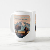 Mug Grand Teton National Park Jackson Wyoming Mountain (Devant gauche)