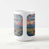 Mug Grand Teton National Park Mountains Bison Wyoming (Centre)