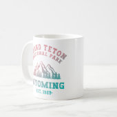 Mug Grand Teton National Park Wyoming USA Gradient (Devant gauche)
