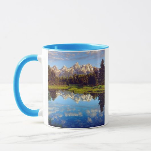 Mug Grand Tétons se reflétant dans la rivière Snake (Gauche)