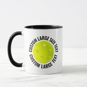 Mug Grand Texte Combo BLACK 325ml Personnalisé Pickleb