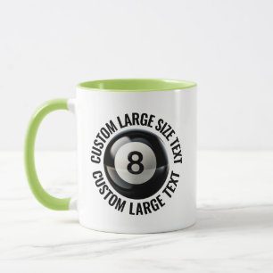 Mug Grand texte LIME VERT Combo 11oz Personnalisé 8 Ba