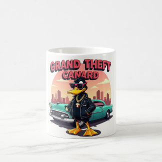 Mug Grand Theft Canard – Le canard rebelle du gaming