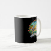 Mug Grand Turk, Turks & Caicos Vintage Tropical Parrot (Devant droit)