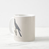 Mug Grand Vasa, Coracopsis Vasa Illustration (Devant gauche)