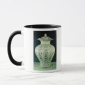 Mug Grand vase à "Kuoan" décoré des fleurs bleues (Gauche)
