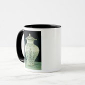 Mug Grand vase à "Kuoan" décoré des fleurs bleues (Devant gauche)
