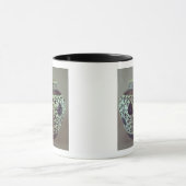 Mug Grand vase bleu et blanc à Ming (Centre)