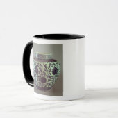 Mug Grand vase bleu et blanc à Ming (Devant gauche)