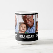 Mug Grandad Established Bold Black 3 Photo (Centre)